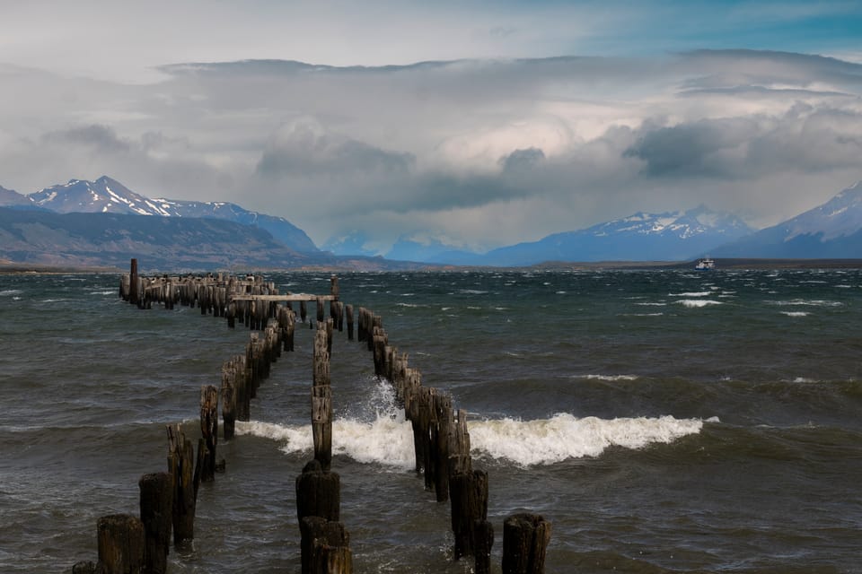 Wilde Gewässer im Süden Patagoniens.