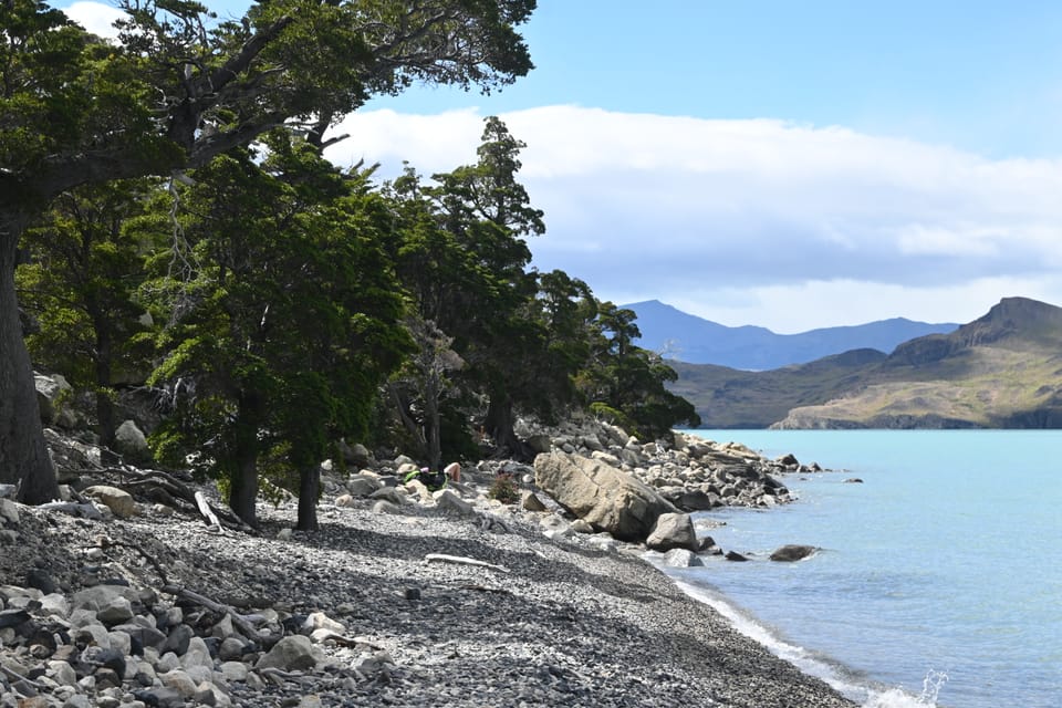 Einen so schönen Kieselstrand mit toller Vegetation hatte ich vorher noch nicht gesehen.