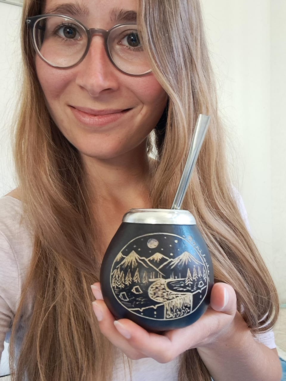Mate mit Bombilla.